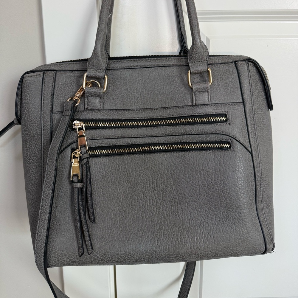 Madison West Charcoal Shoulder Bag